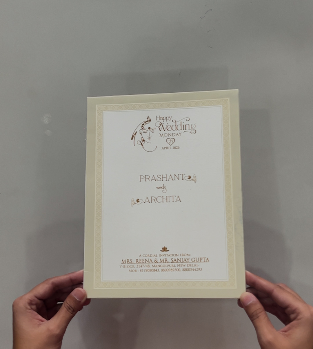 Wedding Card 3414